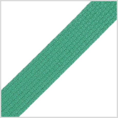 Green Cotton Webbing - 1"
