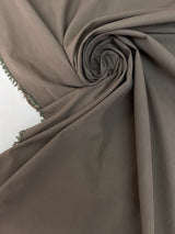 Brown Cotton Polyamide Twill