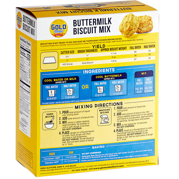 Gold Medal Buttermilk Biscuit Mix 5 lb. - 6/Case