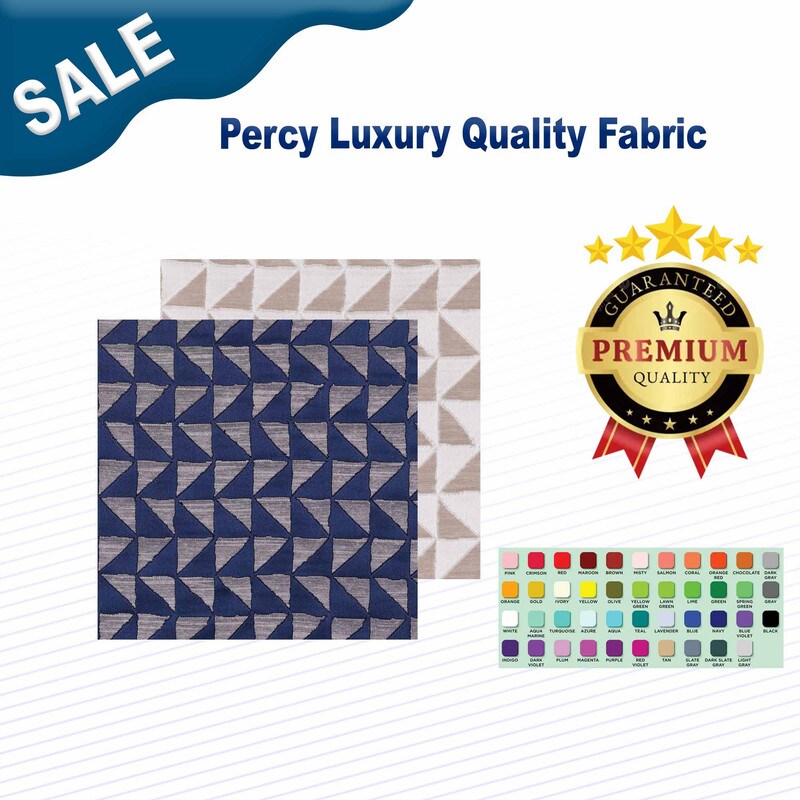 1 Yard Percy Luxury Quality Fabric 55" Width