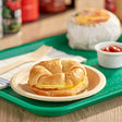 Day 'N Night Bites Ham, Egg, and Cheese Croissant Sandwich 4.15 oz. - 12/Case