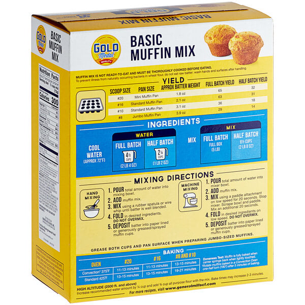 Gold Medal Basic Muffin Mix 5 lb. - 6/Case