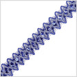 7/8" Royal Silver Fancy Sequin Trim