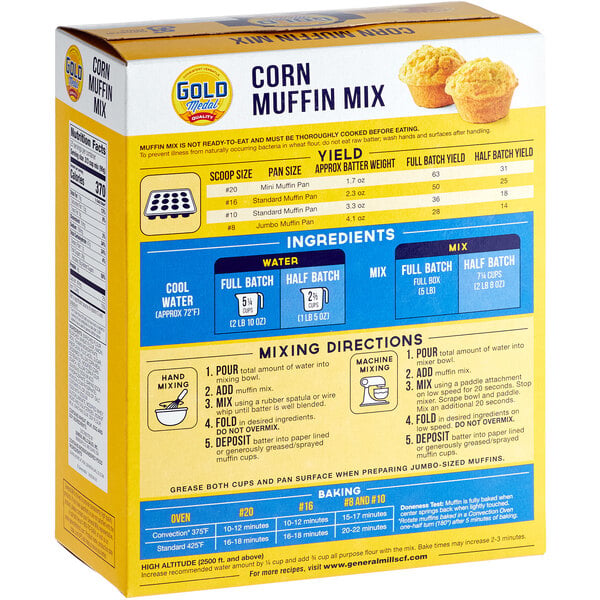 Gold Medal Corn Muffin Mix 5 lb. - 6/Case