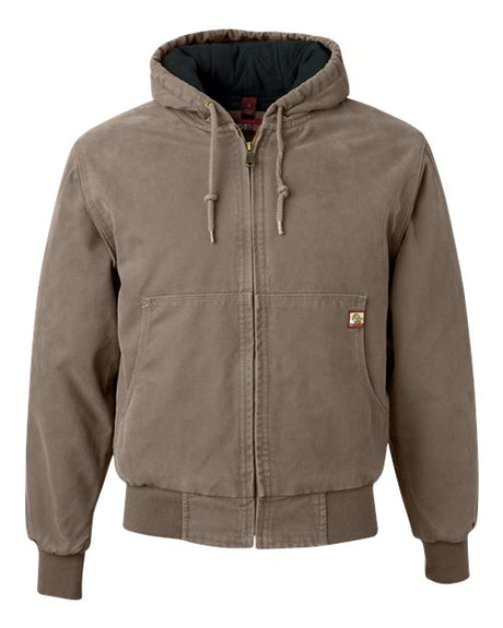 Men's Tall Cheyenne Boulder Cloth Hooded Jacket with Tricot Quilt Lining