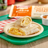 El Monterey Egg, Sausage, Potato, and Cheese Breakfast Burrito 8 oz. - 12/Case