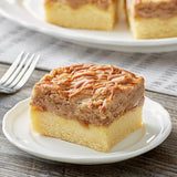 David's Cookies Pre-Cut Caramel Apple Crumb Cake 6 oz. - 48/Case