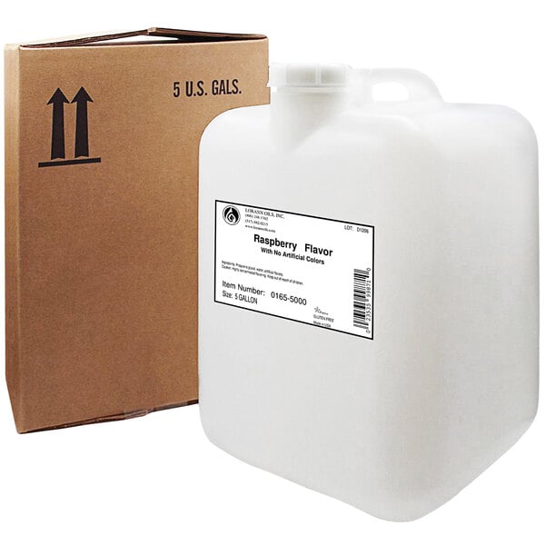 LorAnn Oils No Color Added Raspberry Super Strength Flavor 5 Gallon Pail