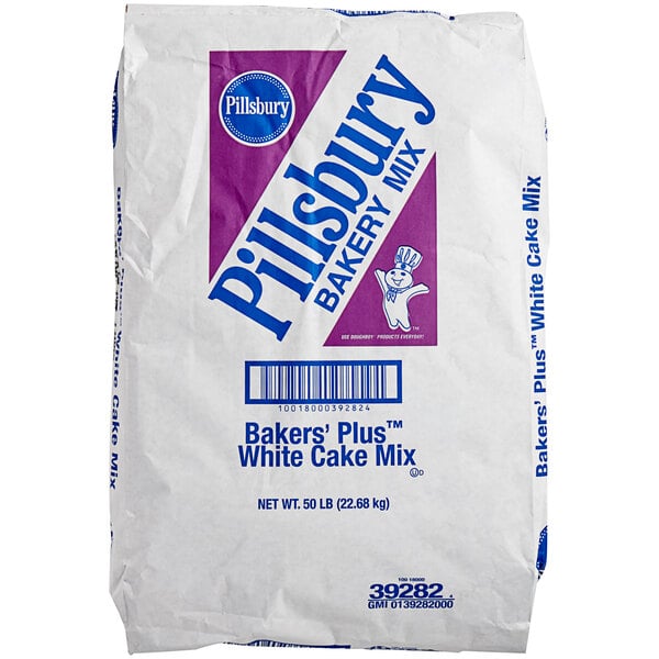 Pillsbury Bakers' Plus White Cake Mix 50 lb.