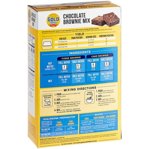 Gold Medal Chocolate Brownie Mix 6 lb. - 6/Case