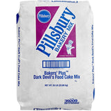 Pillsbury Bakers' Plus Dark Devil's Food Cake Mix 50 lb.