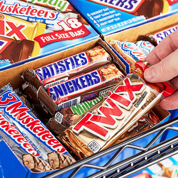Mars Full Size Candy Bar Variety Pack - 18/Box