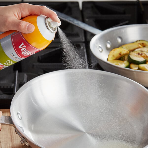 Vegalene 17 oz. Allergen-Free Olive Mist Cooking and Seasoning Spray - 6/Case