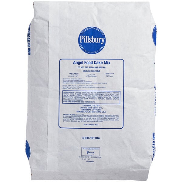 Pillsbury Bakers' Plus Angel Food Cake Mix 25 lb.