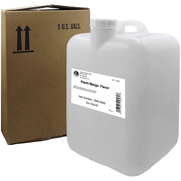 LorAnn Oils All-Natural Peach Mango Super Strength Flavor 5 Gallon Pail