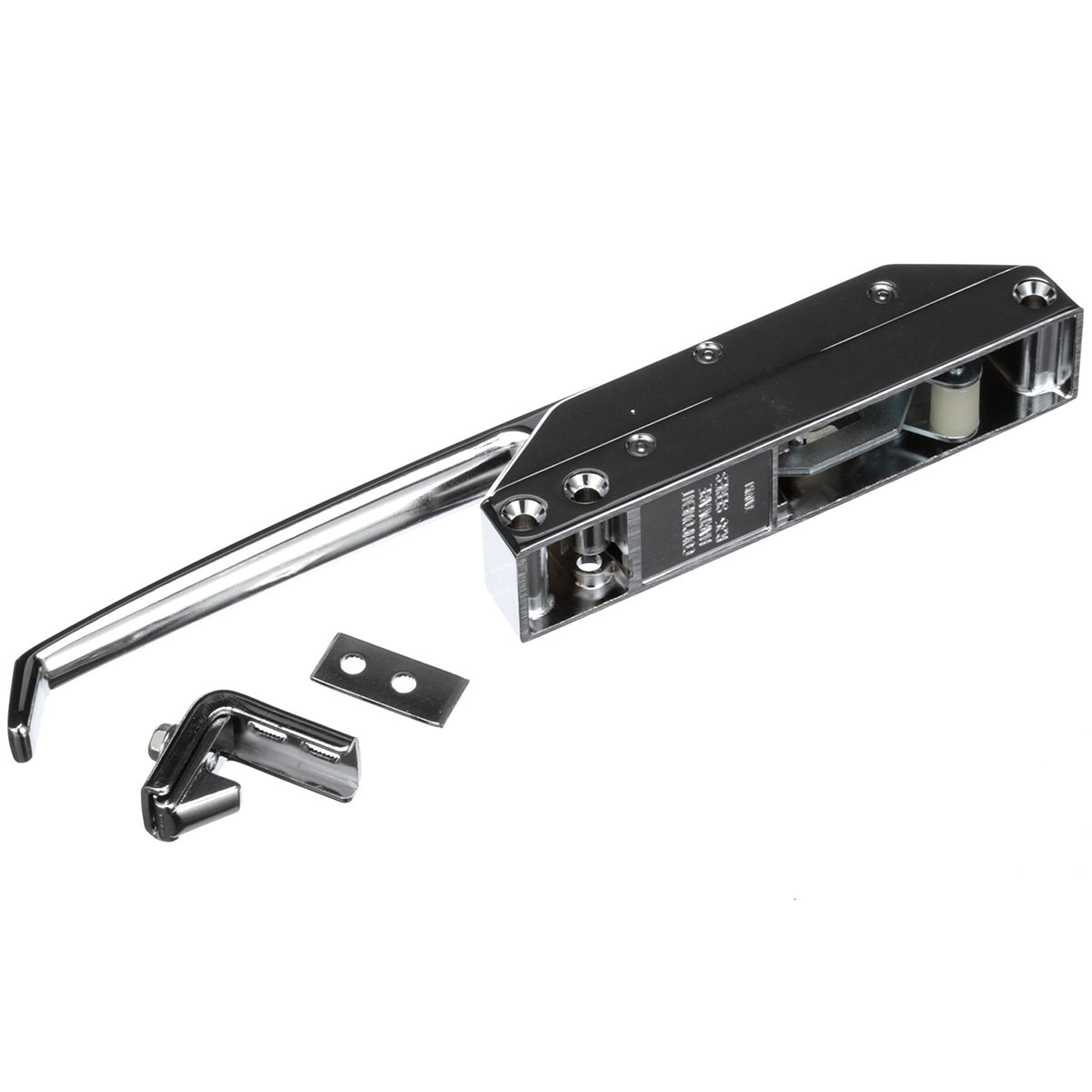 Door Latch with Strike - Straight Handle