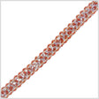 Red/Gold/Silver Iridescent Metallic Braid