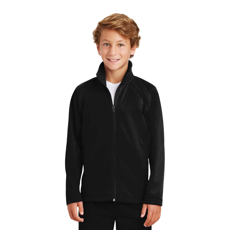 Sport-Tek® Youth Tricot Track Jacket