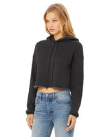 Bella + Canvas® Ladies Cropped Fleece Long Sleeve Hoodie