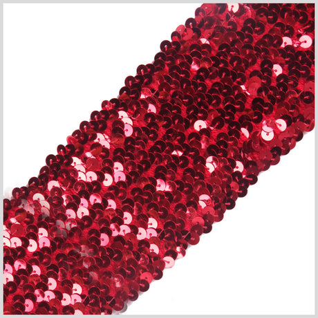 3" Red Stretch Sequin