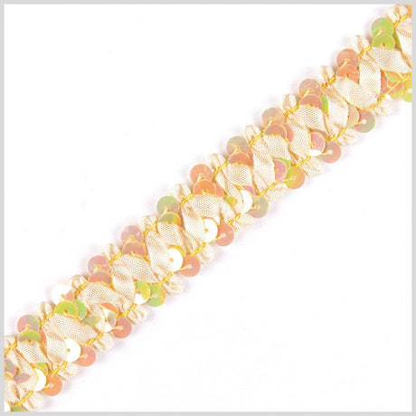 Banana Yellow Stretch Sequin