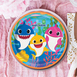 8 Count Baby Shark Party Paper Dinner Plates 9" Durable Disposable Plates for Kids’ Birthday & Classroom Parties