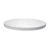 O'Creme Round White Cake Drum Board, 9" x 1/2" High, Pack of 5
