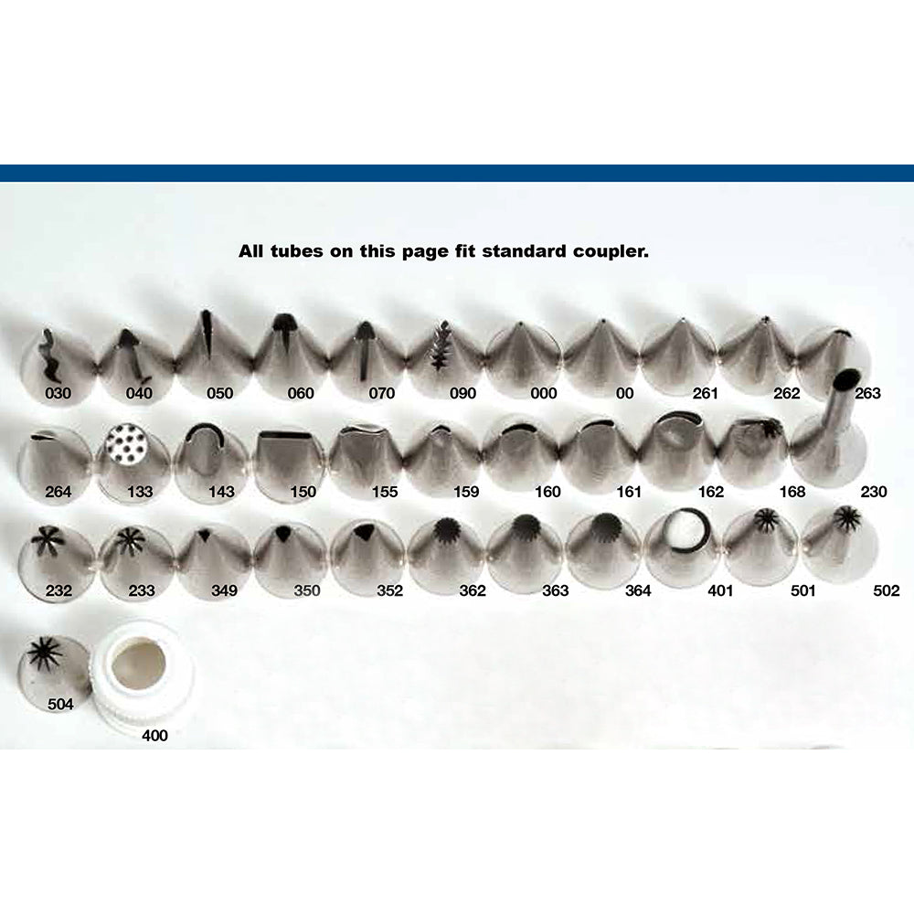 Ateco 400 Standard Coupler Plastic Fits All Standard (Small tips # 1 to 105) Size Tubes