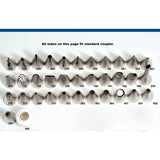 Ateco 400 Standard Coupler Plastic Fits All Standard (Small tips # 1 to 105) Size Tubes