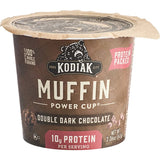 Kodiak Cakes Double Dark Chocolate Minute Muffin Cup 2.36 oz. - 12/Case