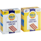 Gold Medal Carrot Cake Mix with Cream Cheese Icing Mix 4.96 lb. - 6/Case