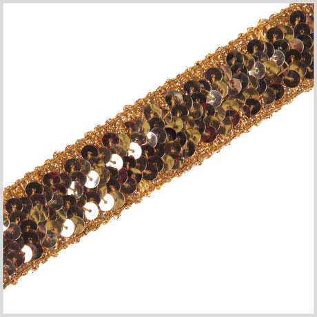 1.25" Gold Stretch Sequin