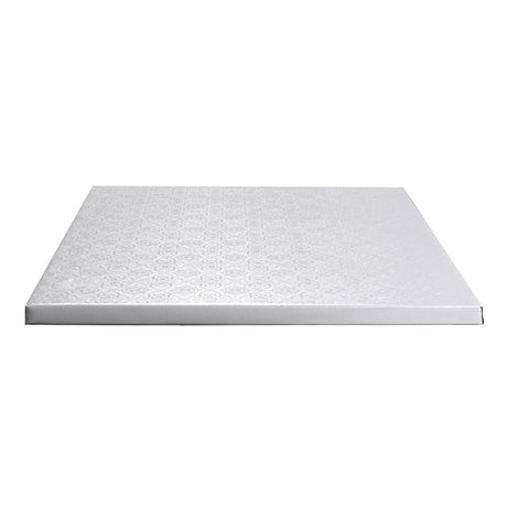 O'Creme Square White Cake Drum Board, 16" x 1/2" Thick, Pack of 5