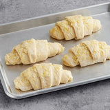Schulstad Ready-to-Bake Almond Filled Croissant 3.3 oz. - 66/Case