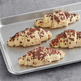 Schulstad Ready-to-Bake Chocolate Hazelnut Filled Croissant 3.4 oz. - 66/Case