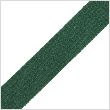 Green Cotton Webbing - 1"