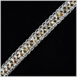5/8" Silver Iridescent Fancy Sequin Trim