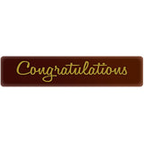 Chocolatree Congratulations Chocolate Decoration - 70/Box