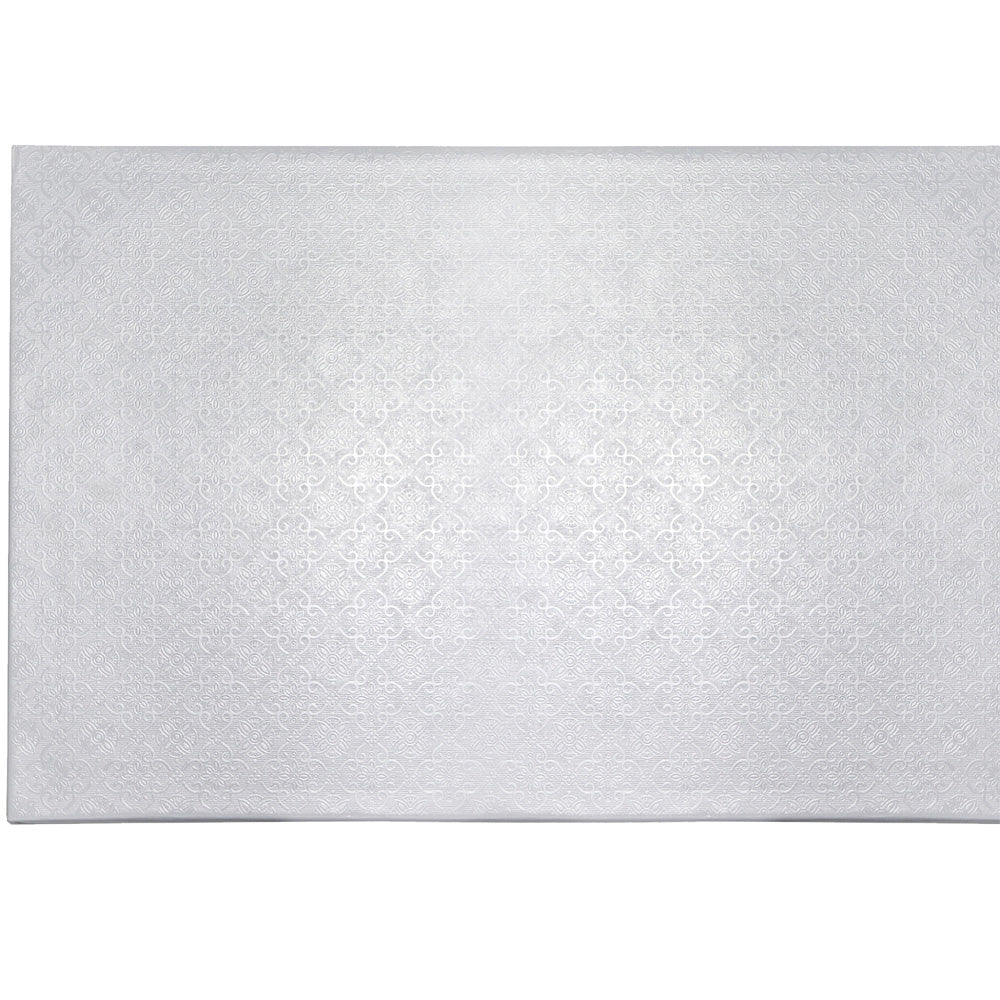 O'Creme White Log Cake Drum Board, 14" x 6" x 1/4" Thick, Pack of 10