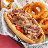 Original Philly Cheesesteak Co. 8 oz. Marinated Beef Sandwich Steaks - 20/Case