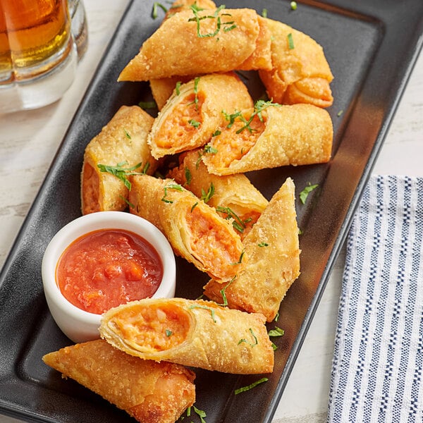 The Gourmet Egg Roll Co. 3 oz. Pizza Egg Roll - 60/Case