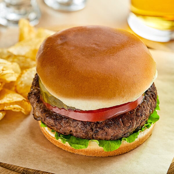Turano 4" Sliced Brioche Bun - 96/Case