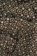1 Yard Double Knit Jacquard Floral Fabric Heavyweight Stretch Flower Knit, 58/60" Wide