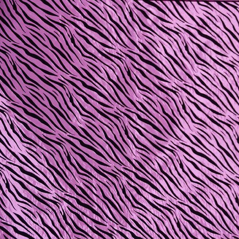 Zebra Flocking Taffeta Flocking Velvet Zebra Fabric 60" Wide