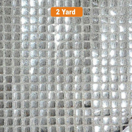 Square Sequins Fabric Quad Sequins Fabric 45" Wide Multiple Colors