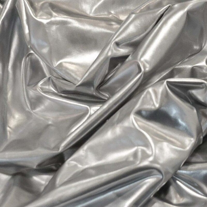 Wet Seal Stretch Vinyl Wet Look Shiny Stretchy Fabric 54" Wide