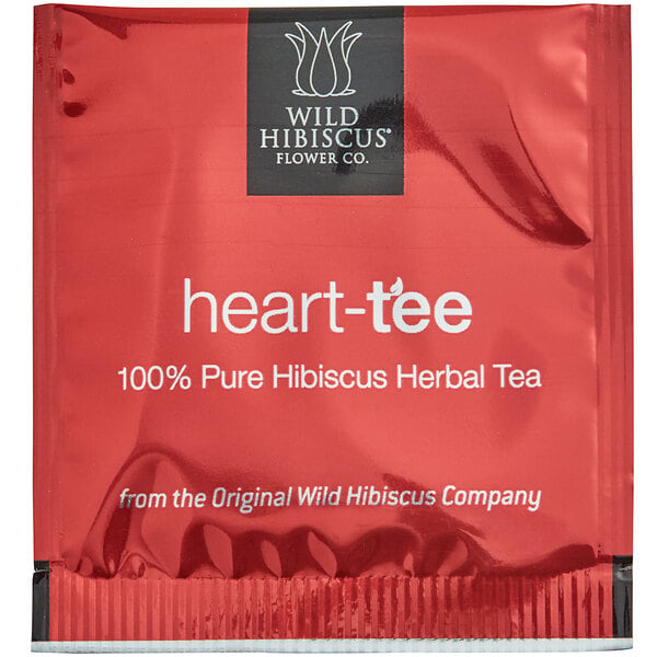 Wild Hibiscus Heart-Tee Hibiscus Herbal Tea Bag - 20/Box