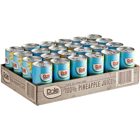 Dole Pineapple Juice 6 fl. oz. - 24/Case