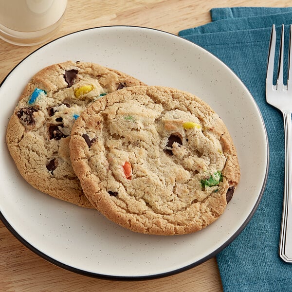Best Maid Thaw and Serve Chocolate Chip Cookie with M&M's® 2 oz. - 48/Case