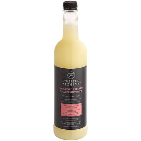Twisted Alchemy Cold-Pressed Grapefruit 100% Fruit Juice 25 oz.